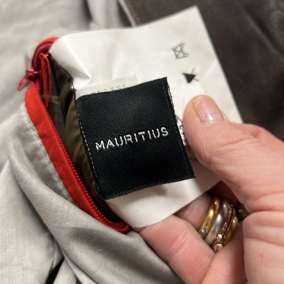 Mauritius Ombre Vegetable Tanned Leather Moto Jacket Size XL - Picture 14 of 16